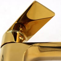 خلاط مغسلة ذهبي ايطالي