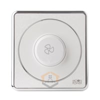 مفتاح مروحة عصر ابيض فضي