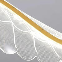 ثريا لد جناحين فاخر ثلاث اضاءات 120 سم