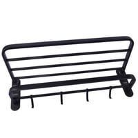 رف مناشف فاخر لون اسود