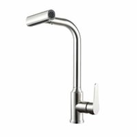 خلاط مطبخ شلال سحب متحرك مطور كروم NE-16135-S/S