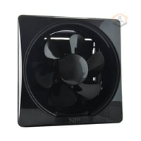 مروحة شفط اسود جدار 20×20 سم لون اسود