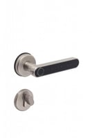 قفل باب ذكي إلكتروني أسود فضي 9000-SS