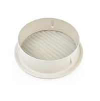 غطاء المنيوم للمراوح دائري لون بيج 4 بوصه