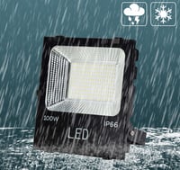 كشاف ليد خارجي من luxgeen ملون مع ريموت