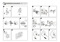 وجه خلاط دفن خطين اسود دائري ماركة برونزو BRONZO ق...