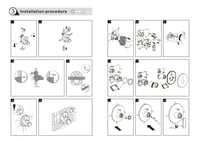 وجه خلاط دفن خطين ذهبي دائري ماركة برونزو