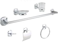 اكسسوار طقم حمام كروم