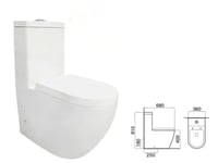 كرسي افرنجي ابيض قطعة واحدة