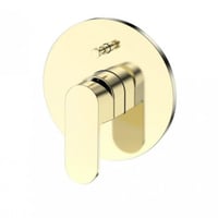 وجه خلاط دش مخفي خطين ذهبي لامع دائري BRONZO