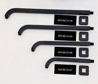 ماسورة دش اسود جدار مقوس مقاسات