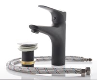 خلاط مغسلة اسود ايطالي كالدو