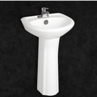 مغسلة بورسلان للأطفال ابيض