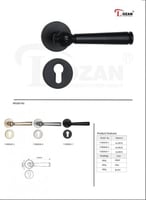 يد باب مفصول من لوزان عدة ألوان دائري