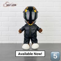 خوذة و دمية للدراجة النارية