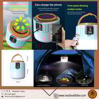 لمبة رحلات وتخييم بالطاقة الشمسية