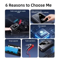 جهاز 2 في 1 محمول لشحن بطارية السيارة و منفاخ إطار...