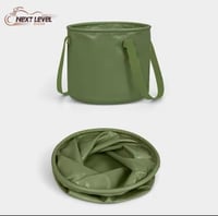 دلو ماء للتخييم قابل للطي