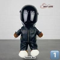 خوذة و دمية للدراجة النارية