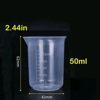 أوعية بلاستيك قياس عدد 5 قطع احترافية