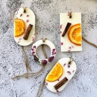 مجموعة تزيين الشموع الطبيعية 5 في 1