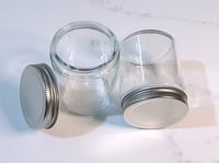 مجموعة (6) علب شمع فاخرة بغطاء قضي لف سعة 250 مل