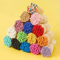 أعواد ثقاب ملونة عدد 20 حبة