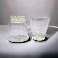 مجموعة 2 كاسات جبل فوجي للشموع سعة 250 مل