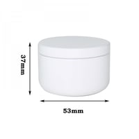 مجموعة 5 علب حديد مع غطاء للشموع سعة 50 مل