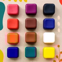 مجموعة ألوان للشموع رقائق شمعية 12 لون مميز