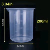 أوعية بلاستيك قياس عدد 5 قطع احترافية