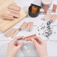 فتيل خشب مموج عريض الكمية ( 5 حبات )