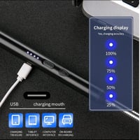 ولاعة شموع الكترونية قابلة للشحن 360 درجة