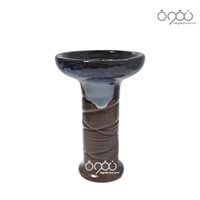 راس شيشه فخار تركي وسط اسود