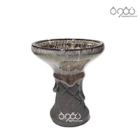 راس شيشة سيراميك بصمة بني