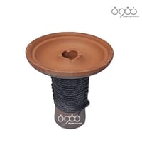 راس شيشه فخار واسع اسود