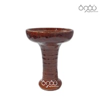 راس شيشه سيراميك تركي كبير عنابي