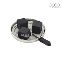 حامل فحم بقبضة جلد