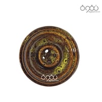 راس شيشه سيراميك مثقب اصفر