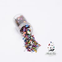 110 - ترتر ملون شكل هلال