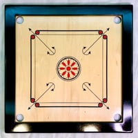 كيرم خشبي بدون أرجل