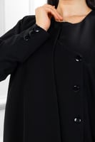 عباية نصف كلوش منسوجة من قماش الكريب الفاخر مع طرح...