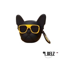 جراب حماية ايربودز الكلب البلدغ الاصفر