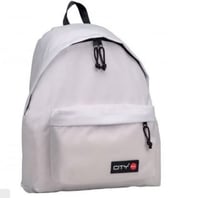 حقيبة مدرسية لون ابيض 2 سحاب