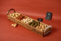 صحن خشبي فاخر طويل