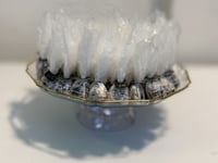 صينية دائرية وسط اكريلك شفاف بساق كيلو ونص75 حبة ت...