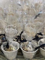 توزيعات فناجيل بسله خوص كل فنجال حبتين تمر محشي دا...