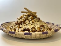 سلة خوص كيلوين تقريبا120 حبه سكري مكشوف محشي دايجس...