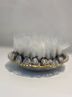 صينية اكريلك دائرية اطراف ذهبي 75 حبة كيلو ونص تمر...