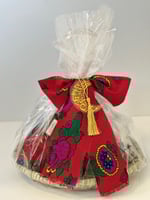 سلة خوص صغيرة 15حبة تمر (اهدي احبابك )